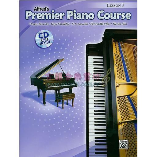 Alfred Premier Piano Course, Lesson 3 + CD	