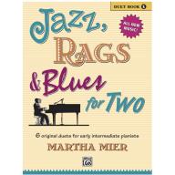【特價】Jazz, Rags & Blues for Two, Book 1