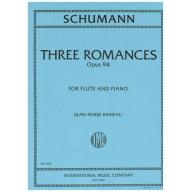 *Schumann Three Romances, Op.94 for Flute and Piano