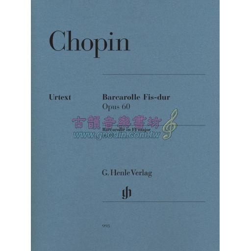 Chopin Barcarolle F sharp major op. 60