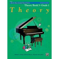 【特價】Alfred's Basic Graded Piano Course, Theory Book 3