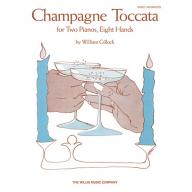 Gillock【Champagne Toccata】for Two Pianos , Eight H...