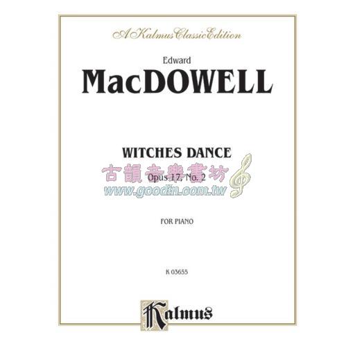 MacDowell Witches Dance, Opus 17, No. 2