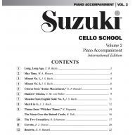 Suzuki Cello School, Vol.2【Piano Accompaniment】