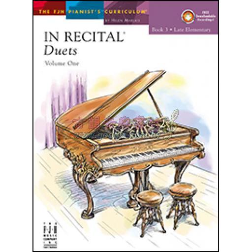 【特價】In Recital Duets, Volume 1, Book 3
