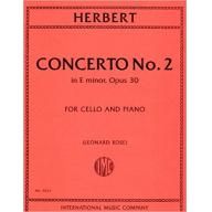 *Herbert Concerto No. 2 in E Major, Opus 30 for Ce...