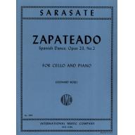 *Sarasate Zapateado Spanish Dance, Opus 23, No. 2 for Cello and Piano