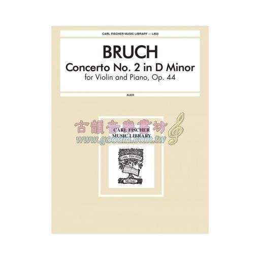Bruch Concerto No. 2 in D Minor for Violin and Piano