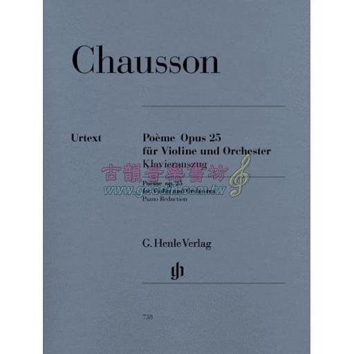 .Chausson Poème for Violin and Orchestra op. 25
