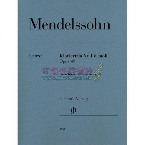 Mendelssohn Piano Trio No. 1 in D minor op. 49