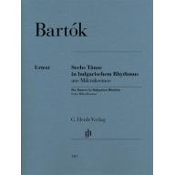 Bartók Six Dances in Bulgarian Rhythm from Mikrokosmos