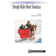 Sleigh Ride Duet Fantasy for Piano Duet (1 Piano, 4 Hands)