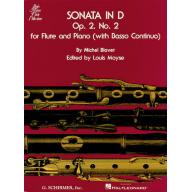 Michel Blavet - Sonata in D Major, Op. 2, No. 2 for Flute and Piano