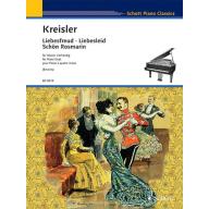 Kreisler Liebesfreud - Liebesleid Schön Rosmarin for 1 Piano, 4 Hands