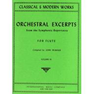 Orchestral Excerpts, Volume III for Flute