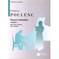 <特價品> Poulenc Douze melodies【Vol.1】pour voix et pi...