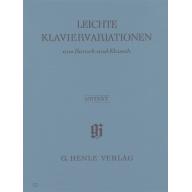 Easy Piano Variations from the Baroque and Classic Period
