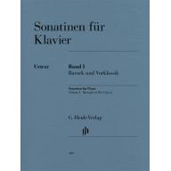Sonatinas for Piano Volume I, Baroque to Pre-Classic