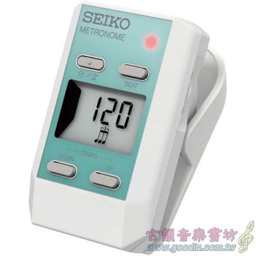 SEIKO DM51 可夾式 電子節拍器(粉綠)