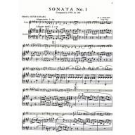 莫札特 19奏鳴曲集【1】小提琴 part (不含鋼琴伴奏)