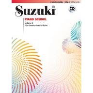 Suzuki Piano School 鈴木鋼琴教本 4 (書+CD)