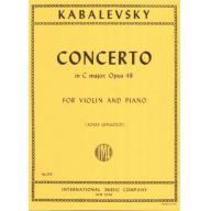 Kabalevsky Concerto in C Major Op.48 for Violin and Piano