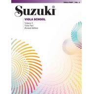 Suzuki Viola School, Vol.3【Viola Part】