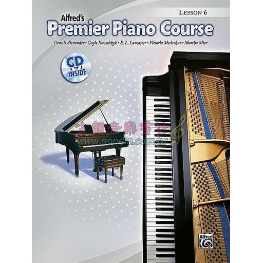 Alfred Premier Piano Course, Lesson 6 + CD	