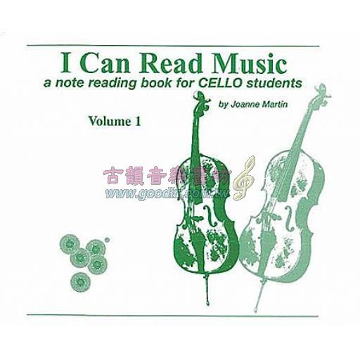 I Can Read Music for Cello, Volume 1