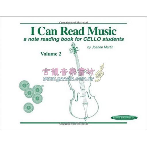 I Can Read Music for Cello, Volume 2