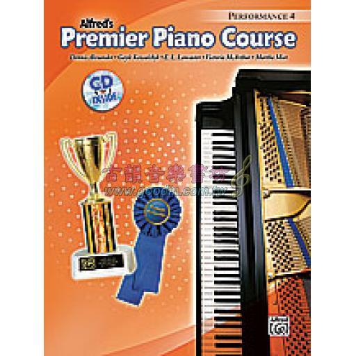 Alfred Premier Piano Course, Performance 4 + CD