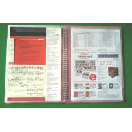 可寫式不反光樂譜文件資料夾(適用於A4紙張)