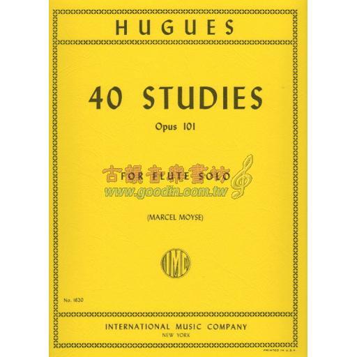 *Hugues 40 Studies Op.101 for Flute Solo