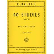 *Hugues 40 Studies Op.101 for Flute Solo