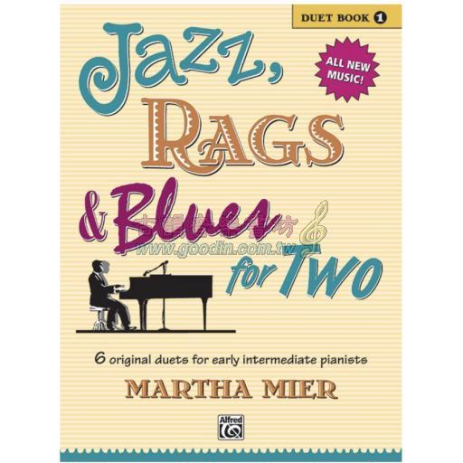 【特價】Jazz, Rags & Blues for Two, Book 1