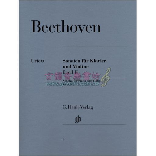 Beethoven Sonatas for Piano and Violin, Volume II