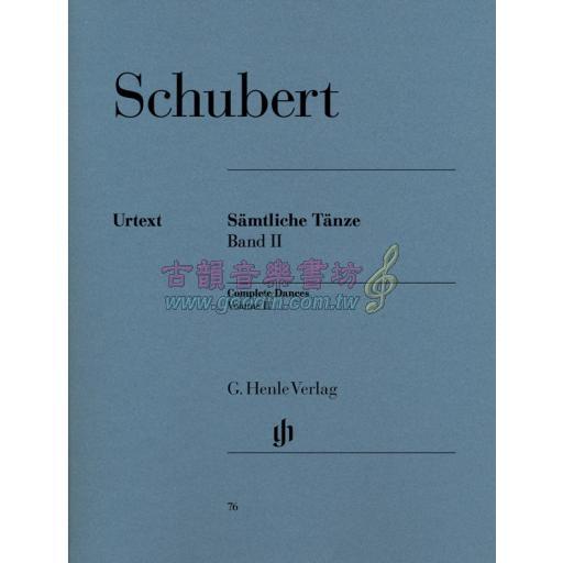 Schubert Complete Dances, Volume II