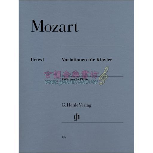 Mozart Variations for Piano