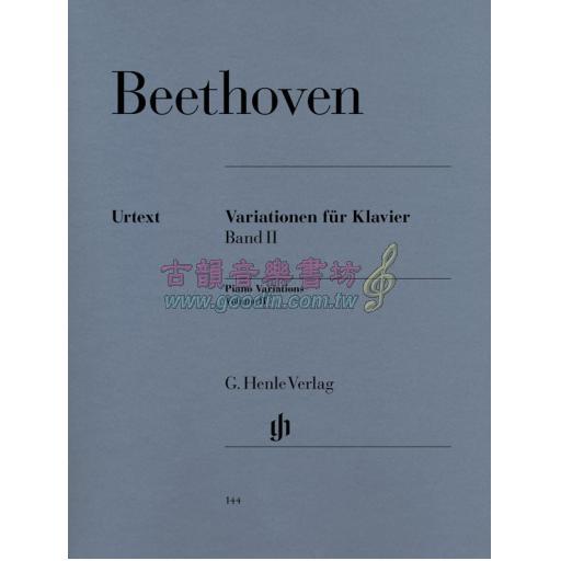 *Beethoven Piano Variations, Volume II