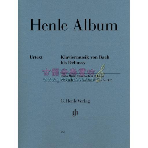 Henle Album Piano Music from Bach to Debussy