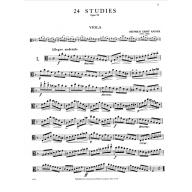 Kayser 24 Studies Op.55 for Viola Solo