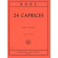 Rode 24 Caprices for Violin Solo