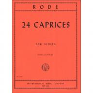 *Rode 24 Caprices for Violin Solo