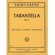 Saint-Saëns Tarantelle Trios Op.6 (for Flute, Clarinet in A & Piano)