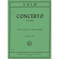 *Lalo Concerto in D minor for Cello and Piano