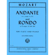 *Mozart Andante in C major, K. 315 & Rondo in D major K. Anh.184 for Flute and Piano