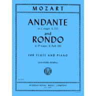 *Mozart Andante in C major, K. 315 & Rondo in D major K. Anh.184 for Flute and Piano