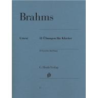 Brahms 51 Exercises for Piano