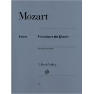 Mozart Variations for Piano