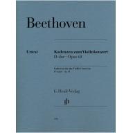 Beethoven Cadenzas for the Violin Concerto D major op. 61